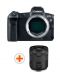 Безогледален фотоапарат Canon - EOS R, 30.3MPx, черен + Обектив Canon - RF 85mm f/2 Macro IS STM - 4t